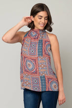 Load image into Gallery viewer, Patchwork Halter Neck Tank
