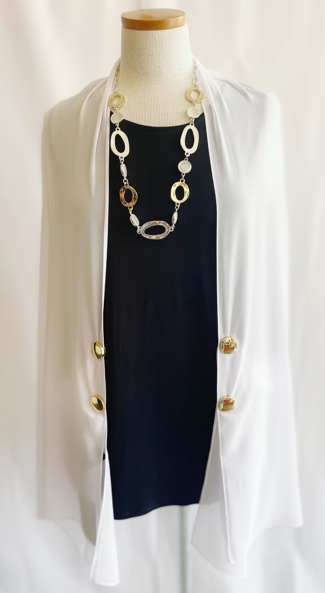 Sheer Valero with Buttons