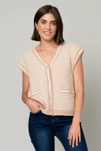 Load image into Gallery viewer, Heart of Pine Sweater Vest with Buttons
