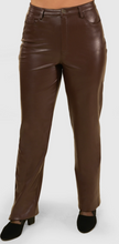 Load image into Gallery viewer, Vegan Leather Straight Leg Pant
