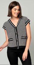 Load image into Gallery viewer, Heart of Pine Sweater Vest with Buttons
