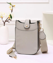 Load image into Gallery viewer, PA Handbag-Vegan Leather Canvas Strap Bag
