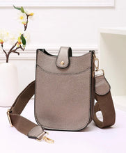 Load image into Gallery viewer, PA Handbag-Vegan Leather Canvas Strap Bag
