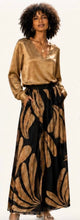Load image into Gallery viewer, UM Top-Gold Silky Blouse
