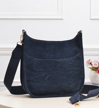 Load image into Gallery viewer, Velvet Crossbody with Canvas Strap
