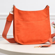 Load image into Gallery viewer, Velvet Crossbody with Canvas Strap
