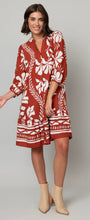 Load image into Gallery viewer, Challis Button Front Hem Dress
