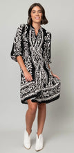 Load image into Gallery viewer, Challis Button Front Hem Dress
