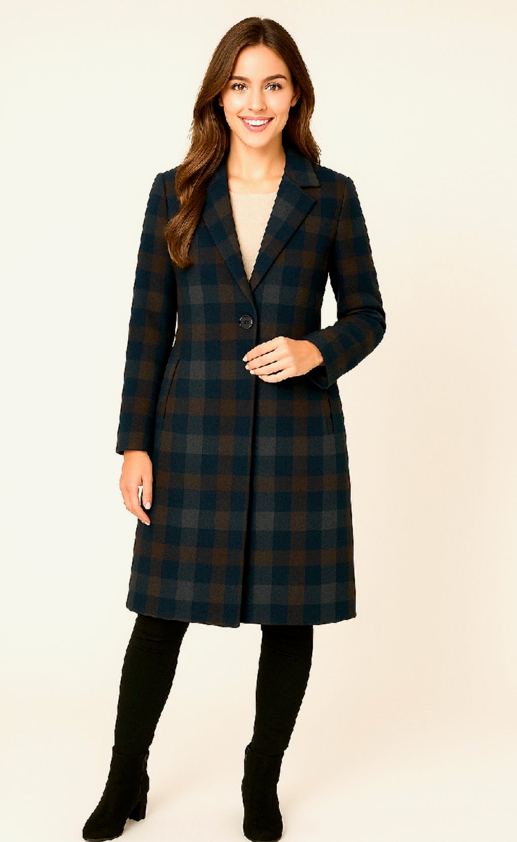 Plaid Trenchcoat