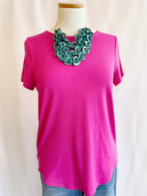 Load image into Gallery viewer, Crewneck Hi-Lo Hem Tee
