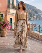 Load image into Gallery viewer, UM Top-Gold Silky Blouse
