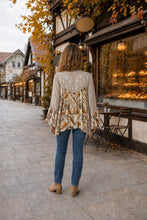 Load image into Gallery viewer, LTX Top-Embroidered Patchwork Blouse
